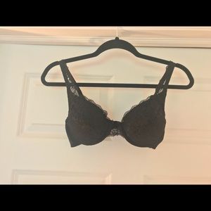 Black Underwire Push-up Bra